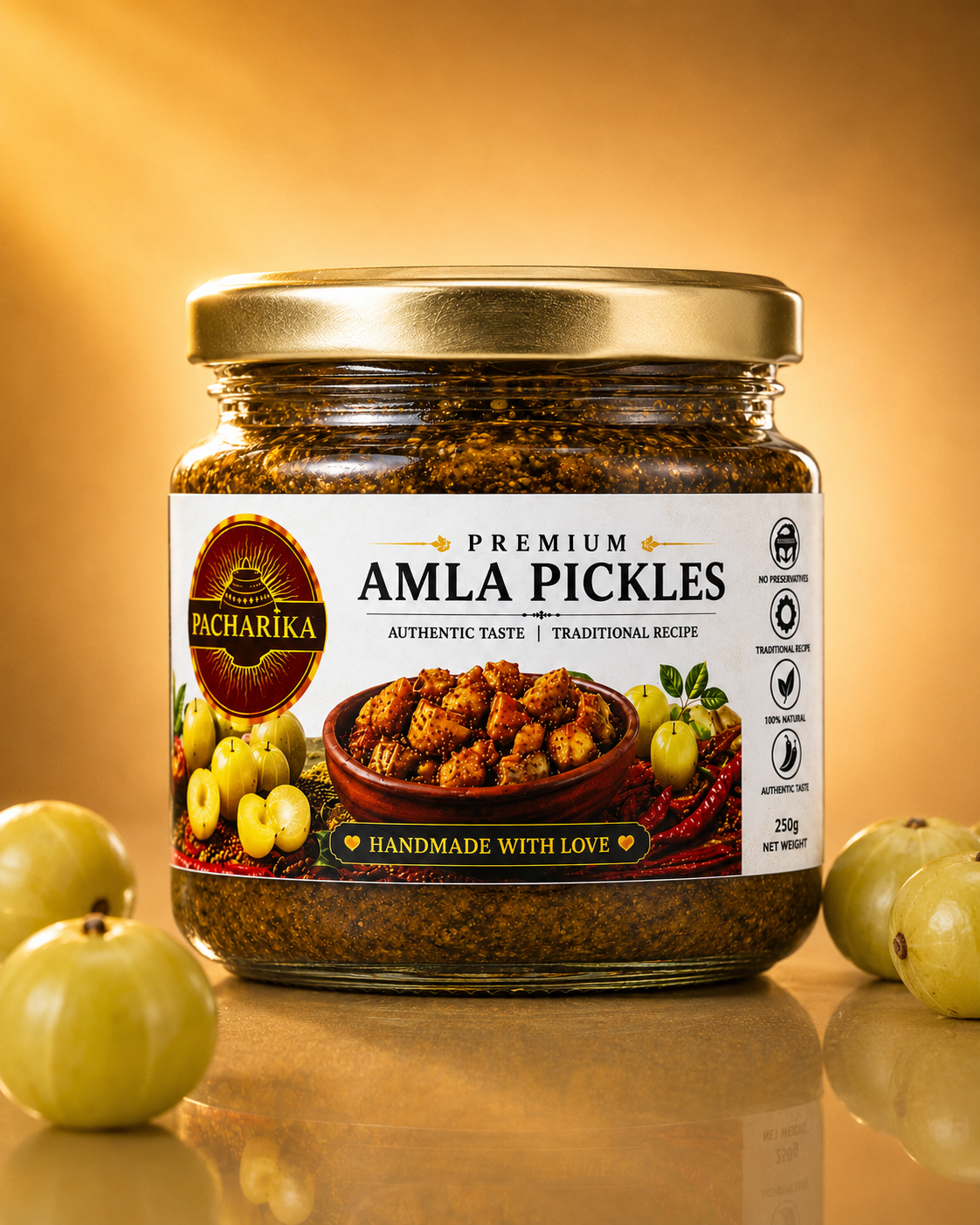 Pacharika Amla Pickle jar