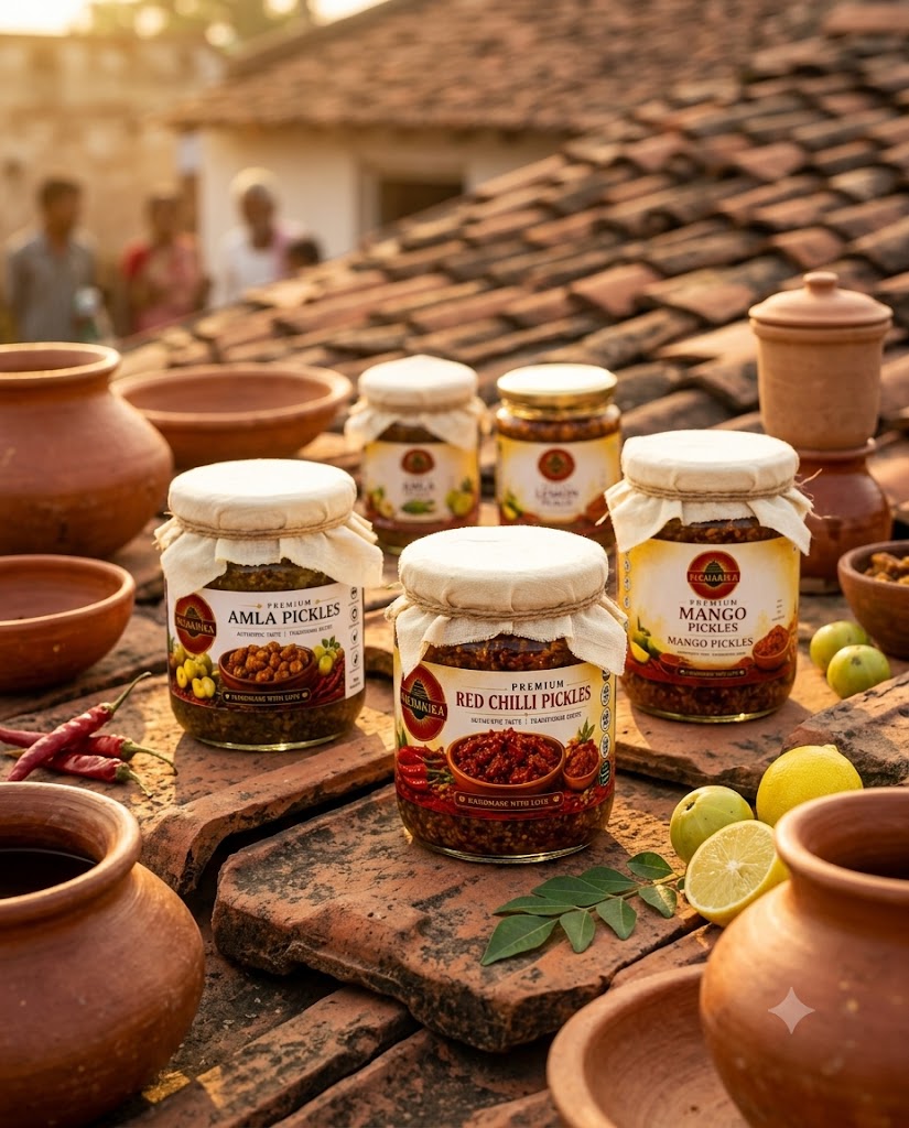 Pacharika premium pickles slow-matured in the sun