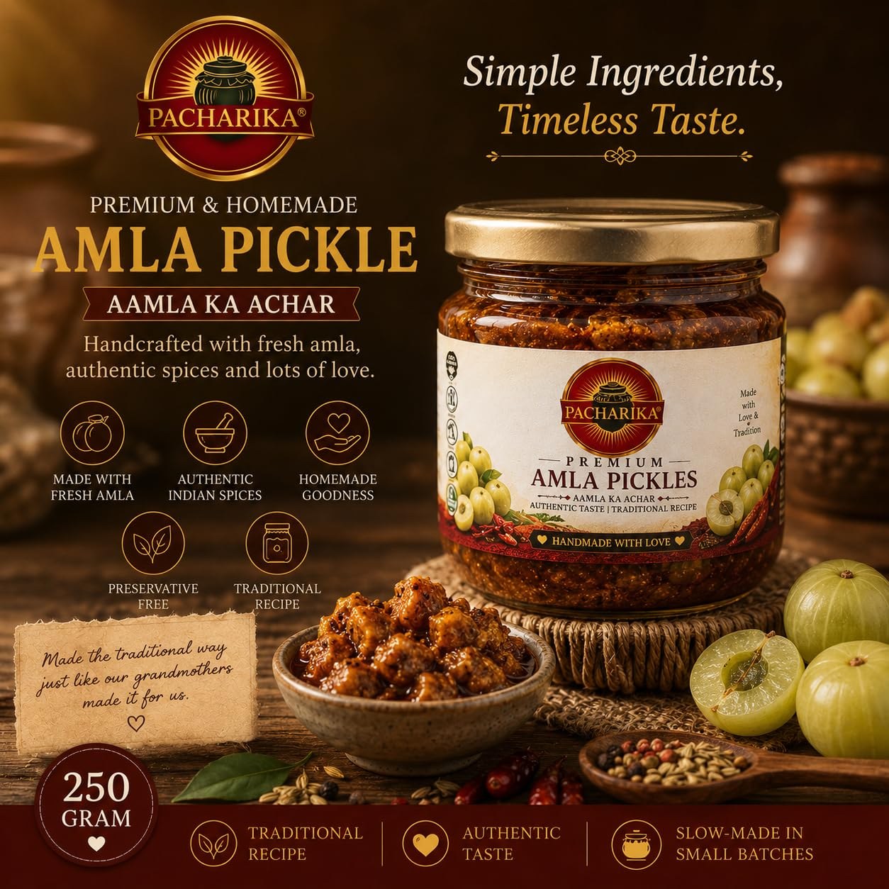 Amla with the whole-spice blend