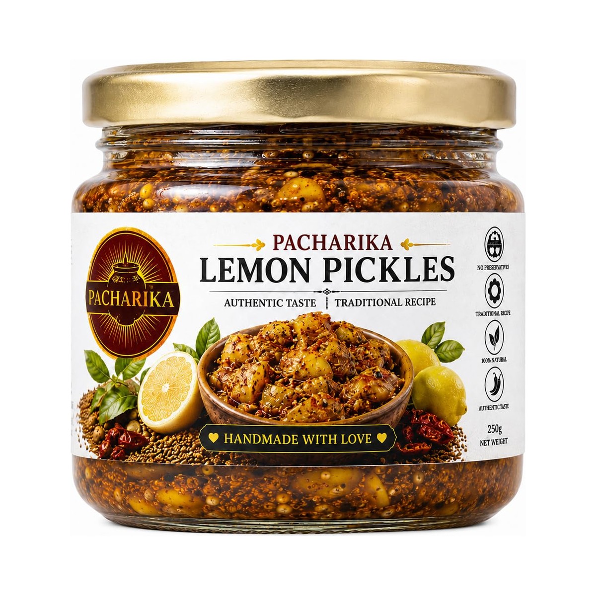 Premium Lemon Pickle jar