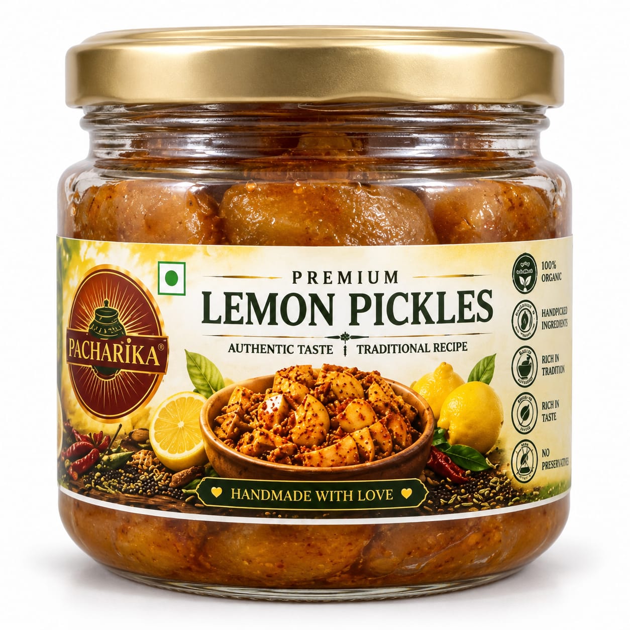 Pacharika Lemon Pickle jar